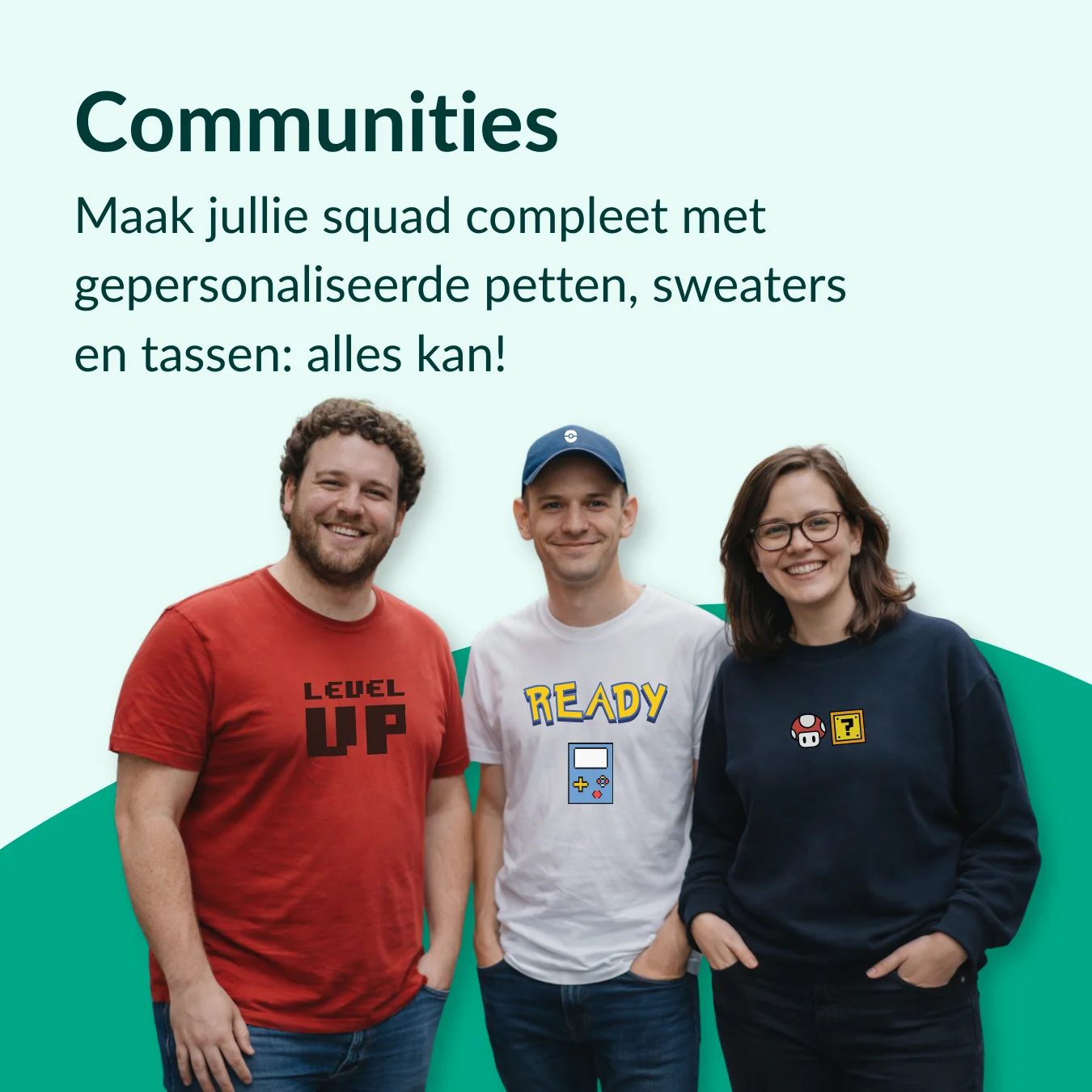 Kleding en ander textiel bedrukken en borduren voor communities