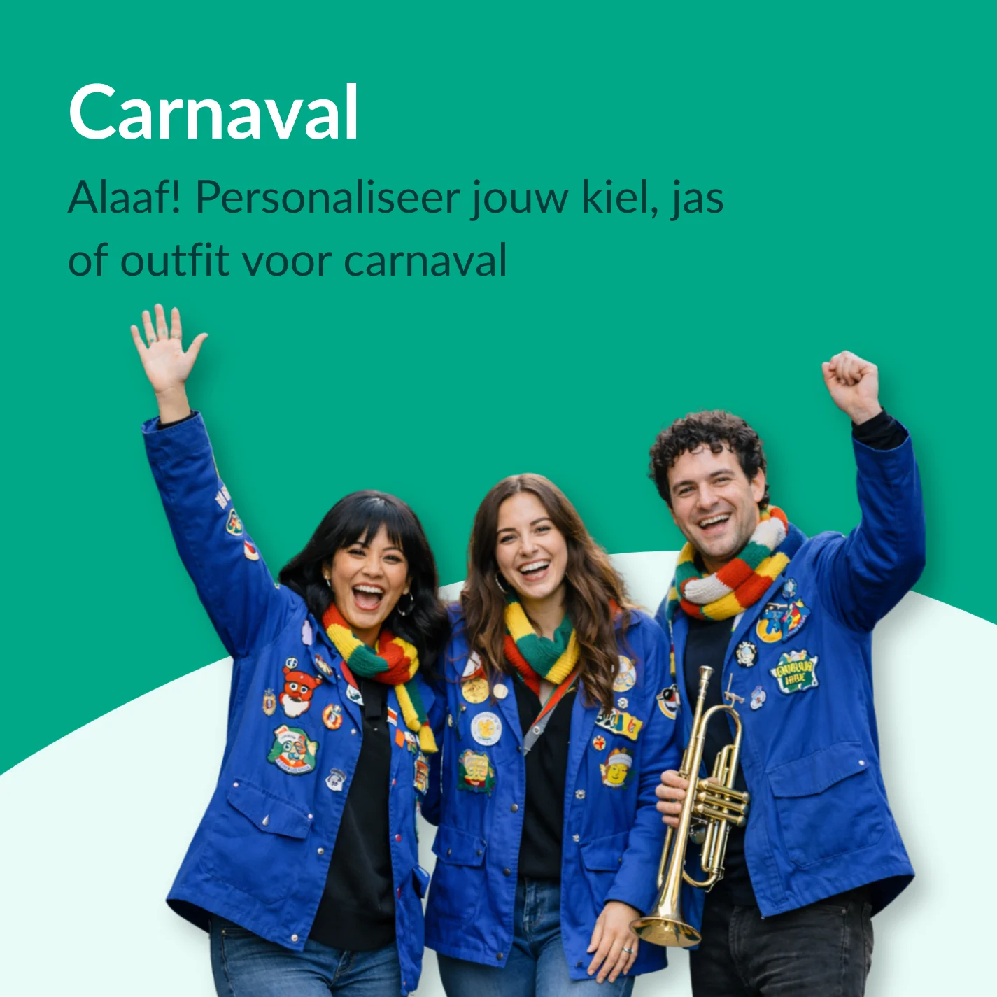Carnaval textiel borduren en of bedrukken