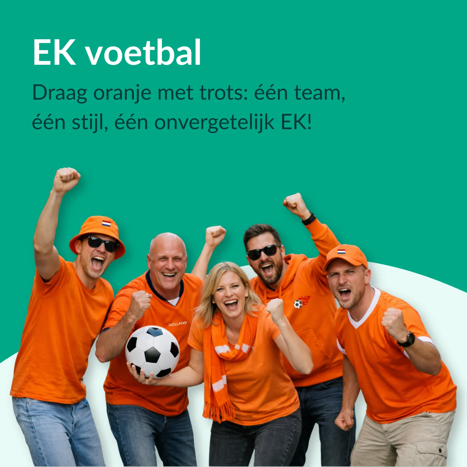 EK Voetbal textiel borduren en of bedrukken