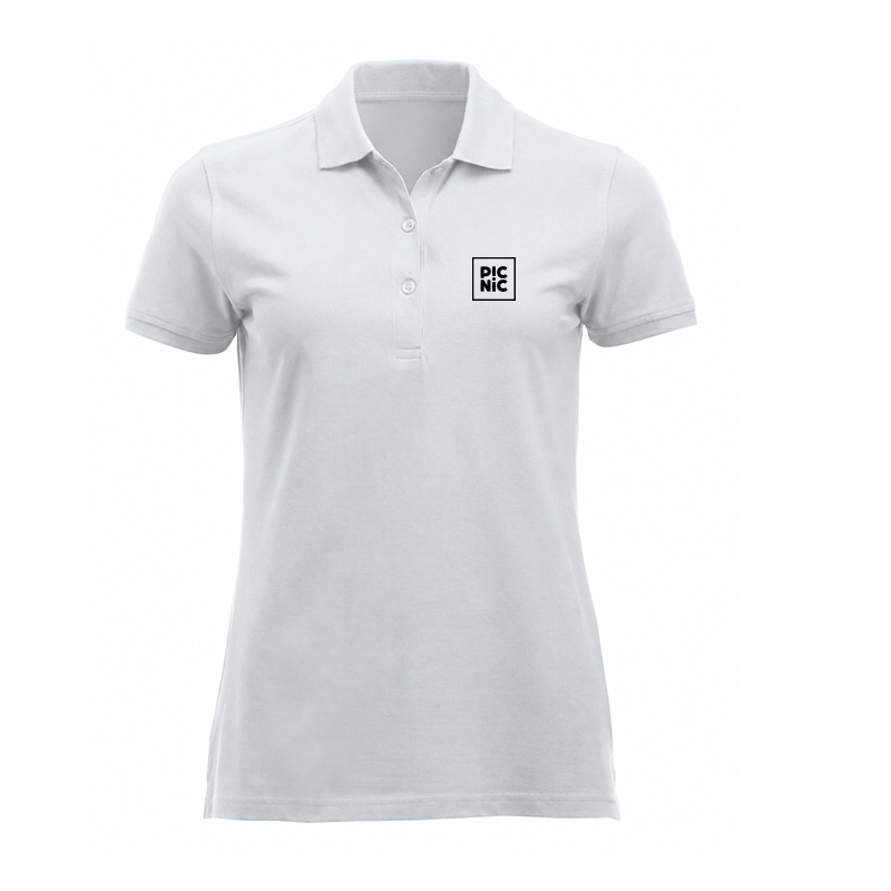 poloshirt, polo, kraag, korte mouwen, logo