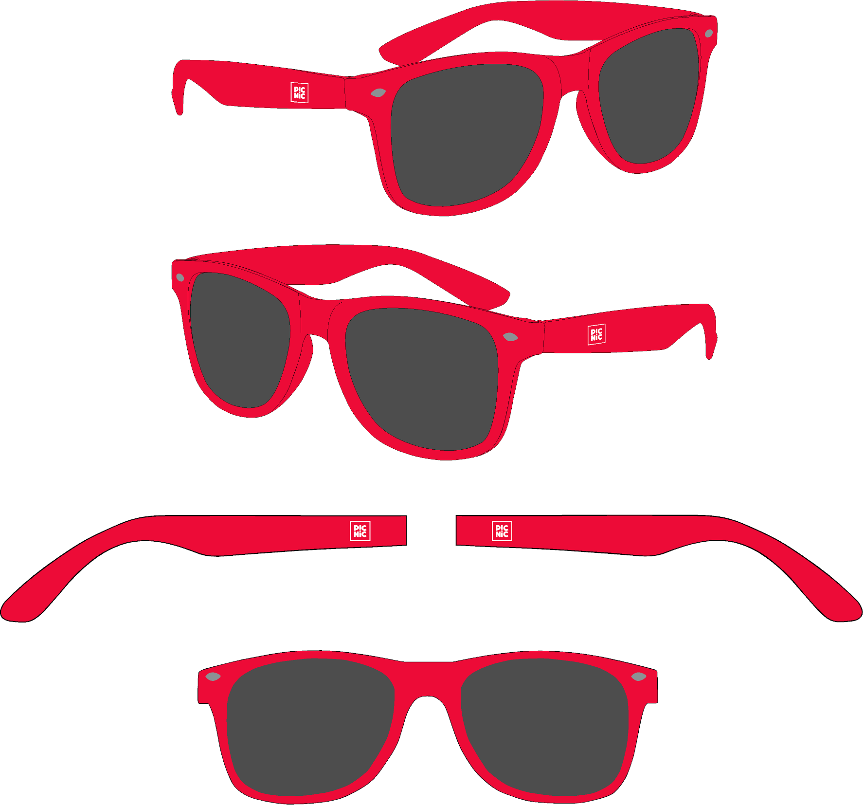 Accessoires, Zonnebril, Brillen