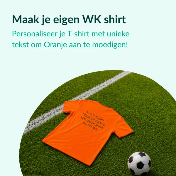Maak je eigen oranje shirt voor tijdens het WK 2026