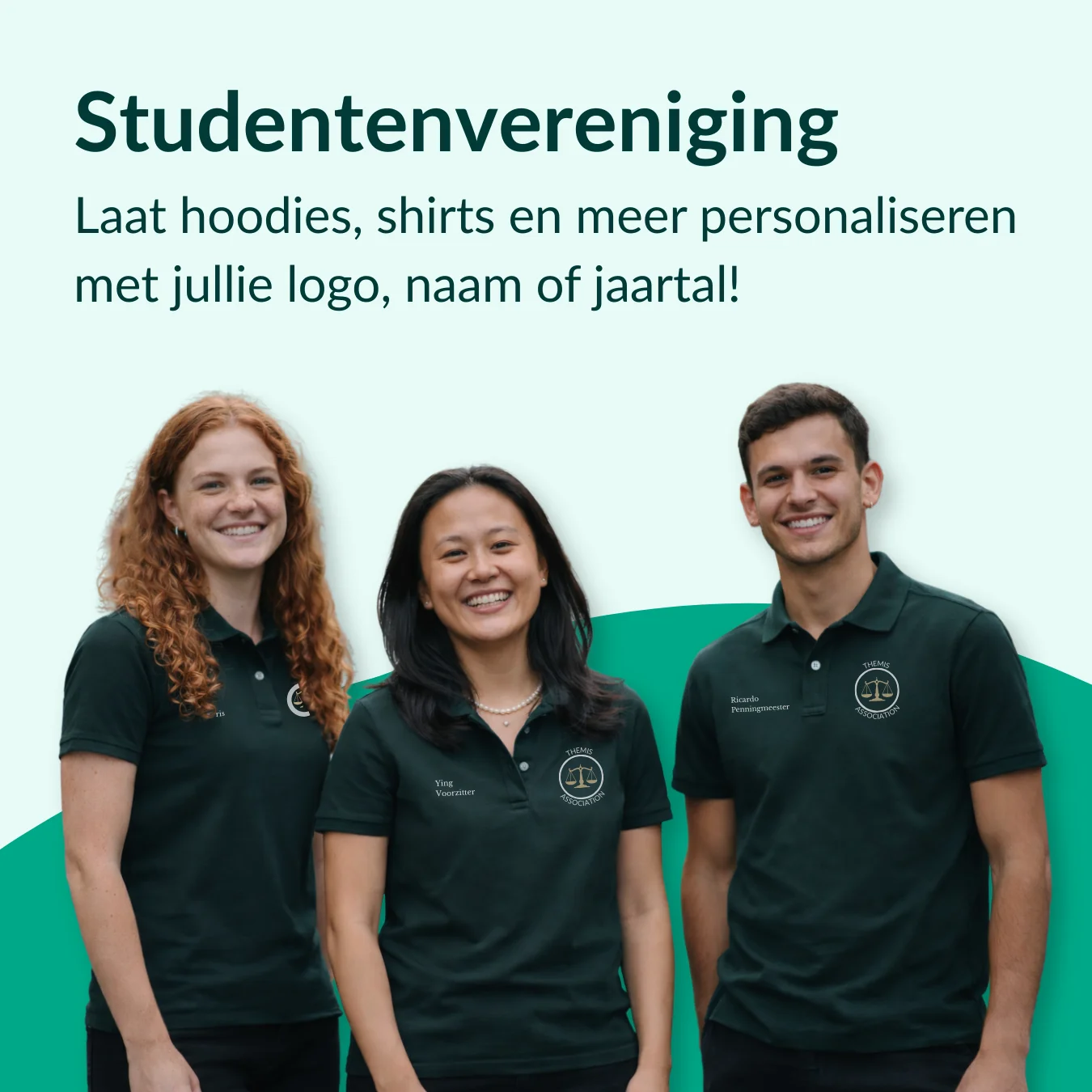 Studentenverenigingen kleding bedrukken en borduren