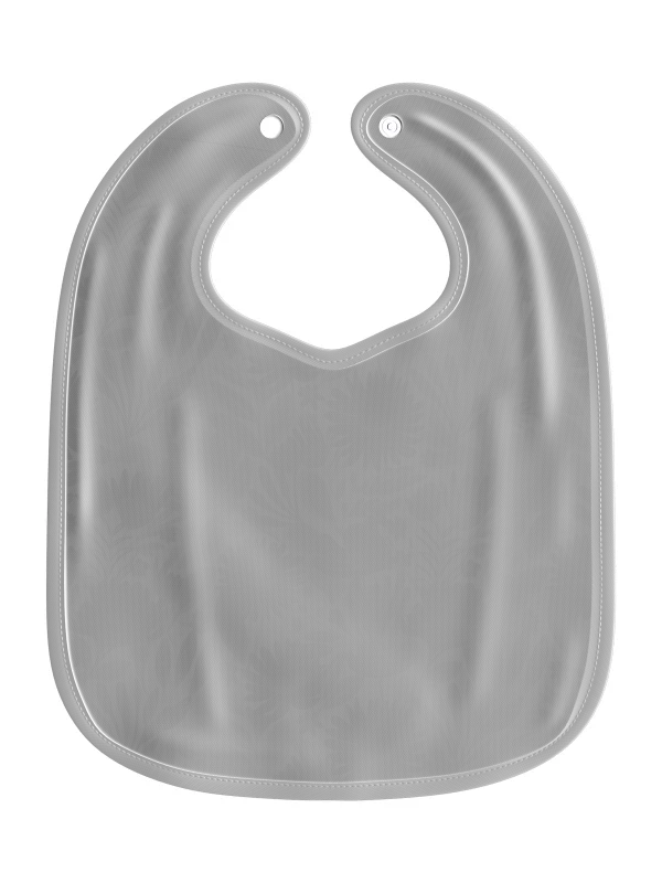 Eigen textiel borduren of bedrukken slabbetje voorkant